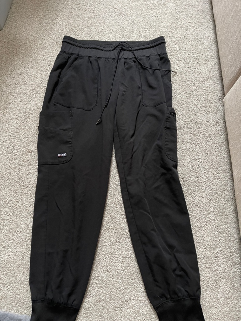 Grey's Anatomy Black Men's Cargo Jogger Sweatpants